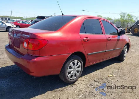 2003 Toyota Corolla Ce из США, поврежденный, VIN 2T1BR32E13C148516